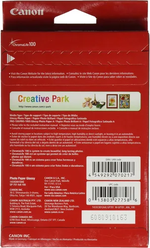 Vista 4 de Canon PGI-280XL/CLI-281 Paquete de 5 colores compatibles con TR8520, TR7520, TS9120, TS8120 Series, TS6120 Series y CanonInk papel fotográfico