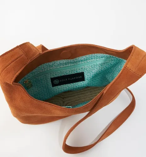 Vista 2 de Sole Purpose Amelia - Bolso bandolera de ante para mujer
