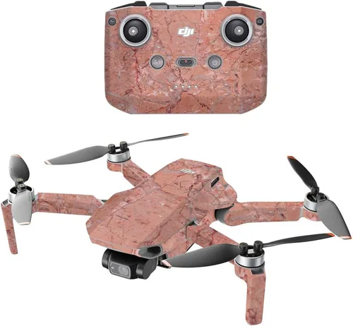 Vista 24 de MightySkins - Compatible con DJI Mini 2 Dron portátil – Mármol ámbar Funda protectora de vinilo duradera y única Fácil de aplicar, quitar