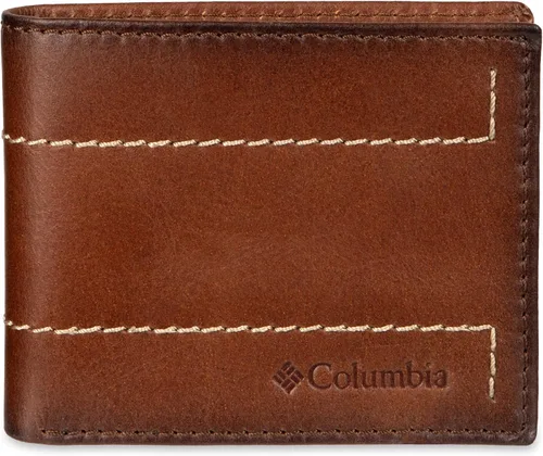 Vista 29 de Columbia Billetera plegable para hombre, múltiples ranuras para tarjetas, ventana de identificación