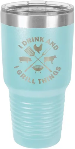 Vista 12 de Taza de viaje de acero inoxidable con diseño de Yeti Rambler