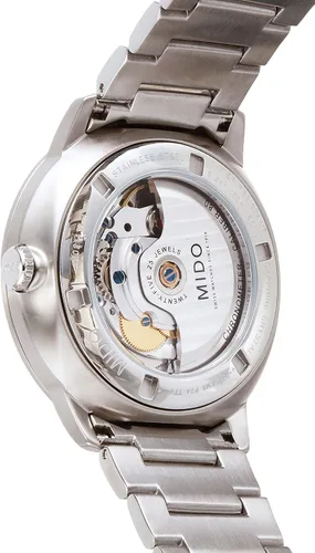 Vista 4 de Mido Commander Chronometer - Reloj automático suizo para Hombre - Esfera negra - Caja de 1.575 in - M0214311105100, Negro -, Reloj automático