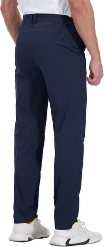Vista 3 de Rdruko Pantalones de golf elásticos para hombre, de secado rápido, ligeros, casuales, con bolsillos