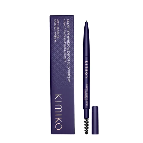 Vista 4 de KIMIKO Lápiz de cejas fino automático (lápiz giratorio, fórmula de larga duración, viene con cepillo cubierto para cejas de aspecto natural)