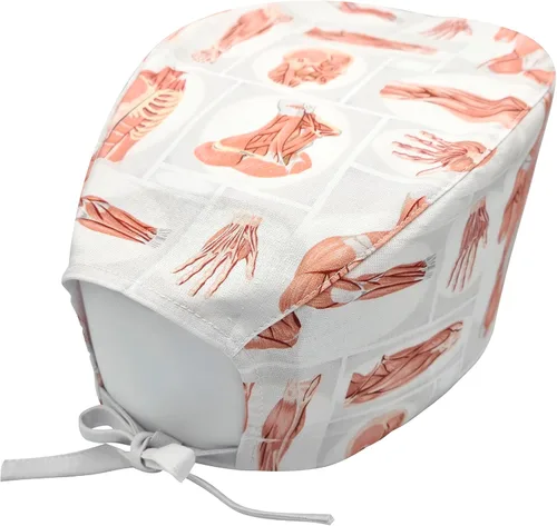 Vista 51 de Print Scrub Caps - Sombrero perfecto para enfermeras, médicos y EMTs..