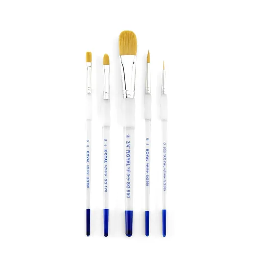 Vista 2 de Royal 10014044 Talkon Brush - Juego de 5 brochas (5 piezas, varios tamaños, multicolor)