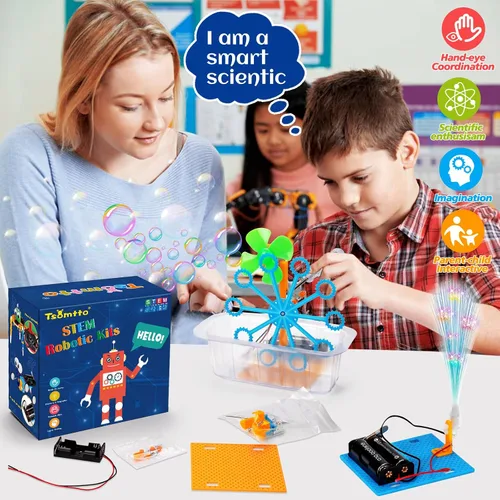 Vista 6 de Kits STEM para niños, juego de kit de robótica, juguetes educativos STEM