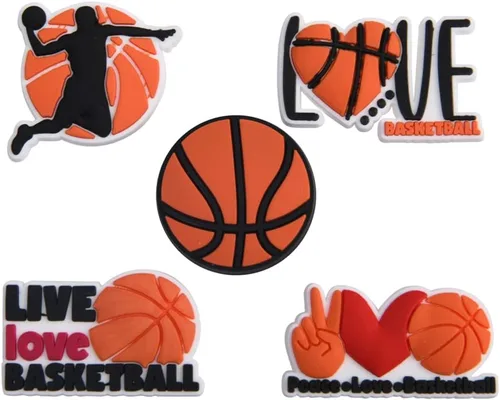 Vista 3 de WSPXX Lote de 30, 50, 100 piezas aleatorias de zapatos de pelota deportiva para zapatos y pulseras, regalos de fiesta