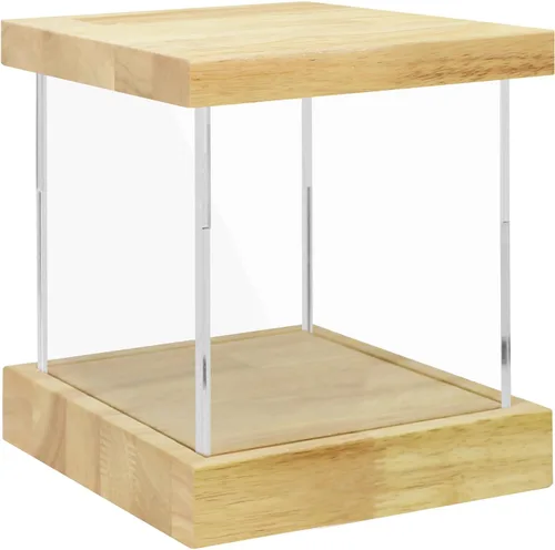 Vista 19 de Vitrina de acrílico transparente para trofeos, coleccionables, caja de exhibición de cubo de montaje, soporte de protección a prueba de polvo
