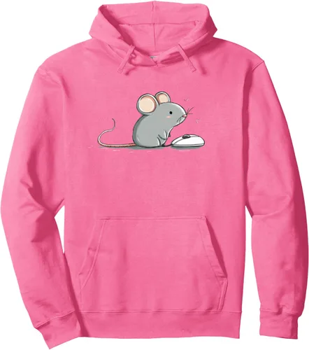 Vista 10 de Funny Pet Mouse with Gaming Mouse for PC Lovers Pullover Hoodie