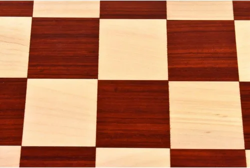 Vista 7 de Tablero de ajedrez de madera con diseño de palisandro y arce de 23" con cuadrado de 2.362 in