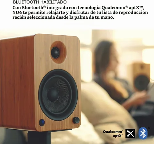 Vista 7 de Kanto Altavoces alimentados YU6MB con Bluetooth y Phono PREAMP - Negro mate - Par