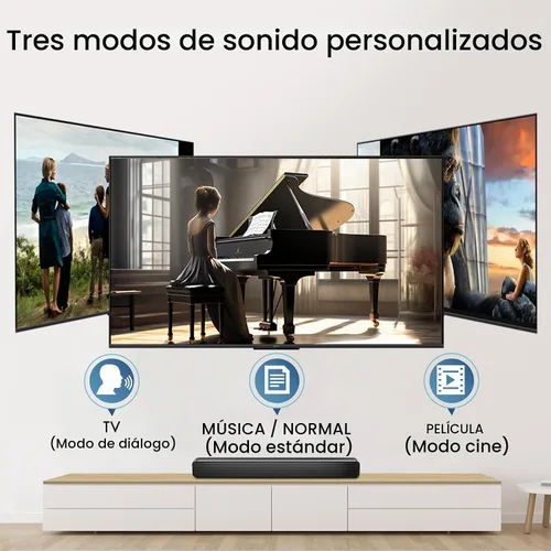 Vista 5 de SIMOLIO 737D Plus Auriculares Inalámbricos para Ver la Televisión con Modos de Cine y Diálogo Claro, Audífonos Duales Bluetooth con Volumen