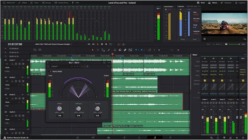 Vista 4 de Blackmagic Design DaVinci Resolve 14 Studio License Key Item negro