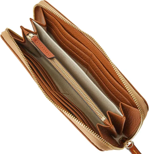 Vista 3 de Dooney & Bourke Billeteras para mujer, correa extraíble de cuero granulado con cremallera grande
