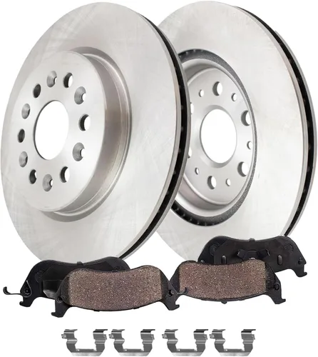 Vista 20 de Detroit Axle - Pinzas de freno traseras para el lado del pasajero + pastillas de freno de cerámica con herramientas de repuesto para Acura CL TL