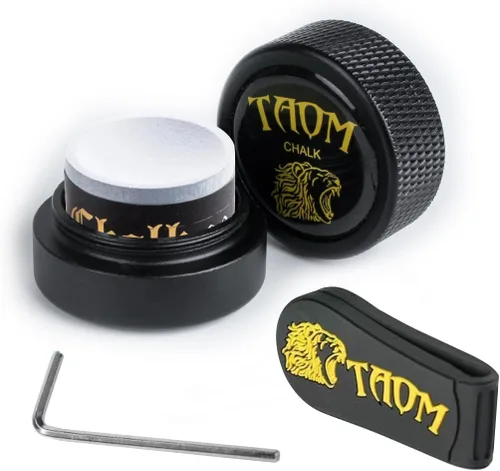 Vista 36 de TAOM - Soporte para tiza de billar, herramienta práctica redonda, accesorios de billar, mini estuche magnético para punta de tiza, contenedor