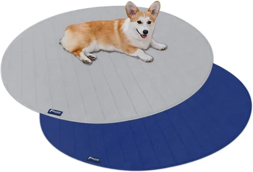 Vista 9 de Almohadillas lavables y reutilizables para orina para perros, paquete de 2 Gris