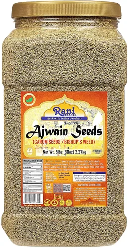 Vista 11 de Rani Ajwain Polvo (Carom Bishops Weed) Especias molidas 3oz (85g) Tarro PET ~ Todo natural Vegano Apto para gluten Sin OMG Kosher Origen