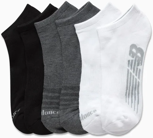 Vista 4 de New Balance Men's Low Cut Basic 6-Pack Socks