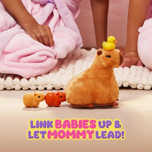 Vista 6 de Pets Alive Mommy Capybara and Baby Surprise by ZURU