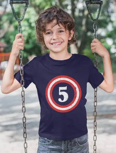 Vista 4 de Tstars Capitán 3er cumpleaños camisa niño tercer traje 3 años niño niño regalo fiesta camisas