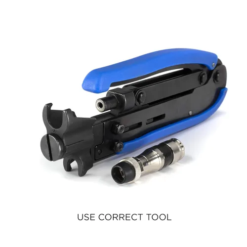 Vista 5 de THE CIMPLE CO Conector de compresión de cable coaxial - para cable coaxial RG11 - con junta tórica de sellado de clima, funda para clima y agarre