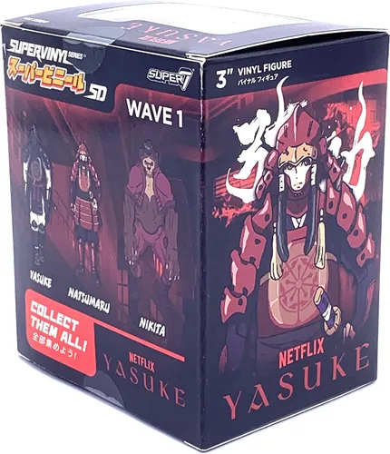 Vista 8 de Super 7 Super7 Netflix Anime Yasuke Supervinyl Figura de acción (Natsumaru de 3 pulgadas), 81411