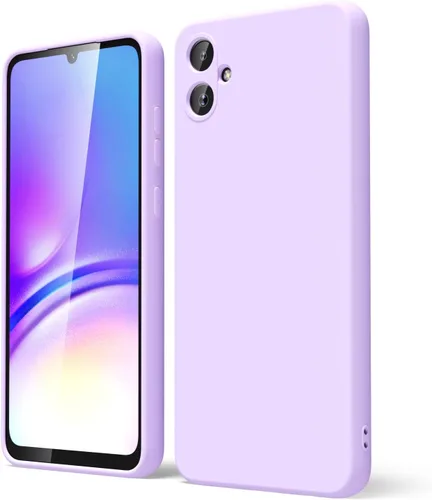 Vista 46 de oakxco Funda para teléfono Samsung Galaxy A12 con agarre de silicona líquida, linda delgada fina suave cubierta de gel de goma TPU lisa para mujeres