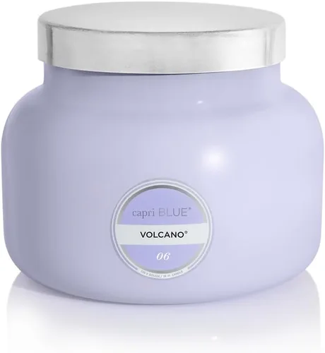 Vista 15 de Capri Blue Volcano Velas perfumadas – Velas en tarro de cristal de lujo para el hogar perfumadas con frutas tropicales y cítricos azucarados, mezcla