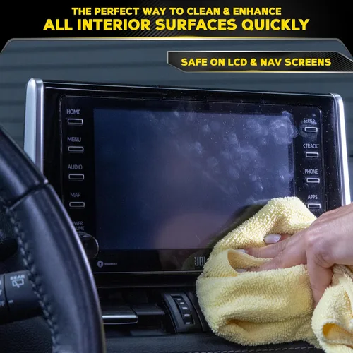 Vista 3 de Meguiar's Quik - Limpiador de detalladores de interiores, limpieza rápida en aerosol y refresca el interior del automóvil, uso en plástico, cuero