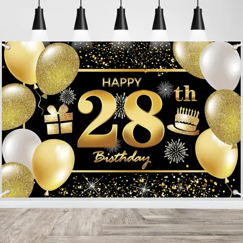 Vista 36 de Cartel de 1er feliz cumpleaños - Decoraciones para fiesta de cumpleaños de hombres
