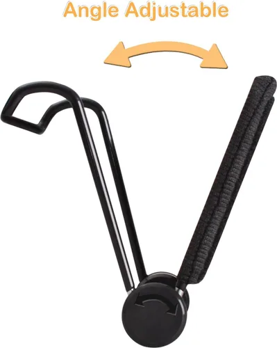 Vista 3 de Soporte para reposacabezas de coche en ángulo ajustable para reposacabezas de coche para tabletas de fuego de 7 a 10 pulgadas