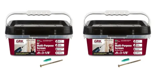 Vista 20 de GRK Fasteners R4™ #9 x 1-1/2" Tornillos multiusos para enmarcar, 820 PCS