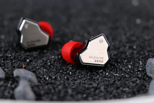 Vista 4 de Linsoul 7Hz Salnotes Zero HiFi 10mm controlador dinámico auricular que se ajusta al oído IEM con diafragma compuesto de metal, placa frontal