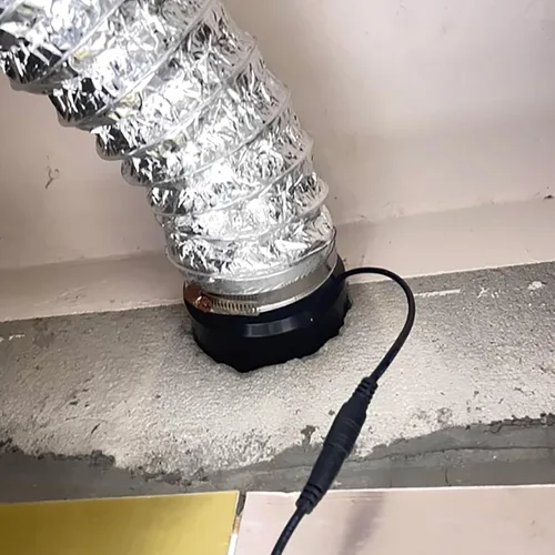Vista 4 de En línea soplador de aire de sentina marina soplador de aire 12V eléctrico en línea sentina ventilador eléctrico marino crece tienda de enfriamiento