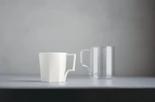 Vista 4 de KINTO 28886 OCT - Taza, 10.1 fl oz (10.1 fl oz), color blanco, apto para microondas y lavavajillas