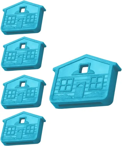 Vista 7 de Lucky Line Casas en forma de llaves para KW1 y SC1 Key Ways, verde, 5/PK (162405)