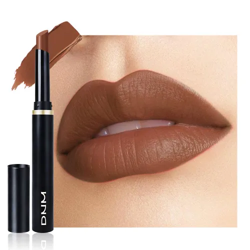 Vista 22 de evpct Lápiz labial líquido mate malva con aceite de labios, acabado brillante, lápiz labial 2 en 1, resistente al agua de larga duración