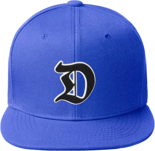 Vista 1705 de Daxton Gorra clásica con visera de billete plano con letras del alfabeto inglés antiguo de la A a la Z