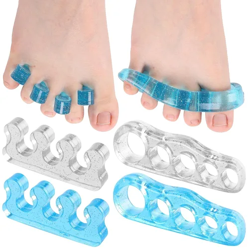 Vista 23 de Original ToePal Separador y enderezador de dedos, para dedos relajados, alivio del dolor de juanetes, dedo martillo y más, para hombres y mujeres
