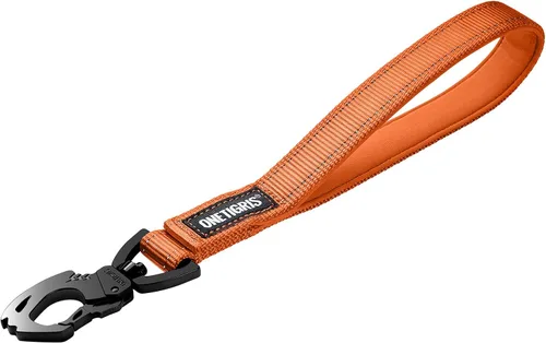 Vista 10 de OneTigris Bolt - Correa corta de tráfico para perros pequeños, medianos y grandes (azul, S)