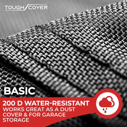 Vista 4 de Tough Cover Basic Edition Funda para ATV, Tela Resistente de Grado Marino 210D, Cubierta para Quad para Kawasaki, Honda, Polaris, Yamaha y Más.