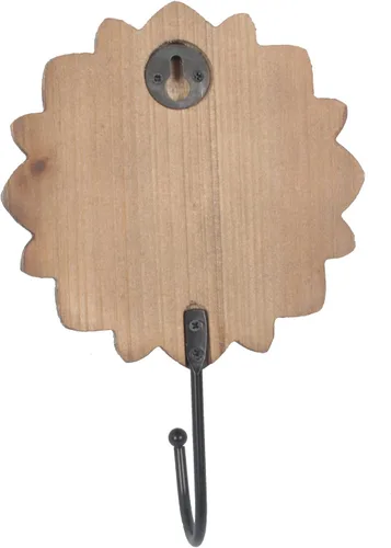 Vista 4 de dwellington Ganchos para Toallas con Flores Ganchos Decorativos Colgador para Colgar Ropa, Llaves, Toallas - Gancho Decorativo de Montaje en Pared