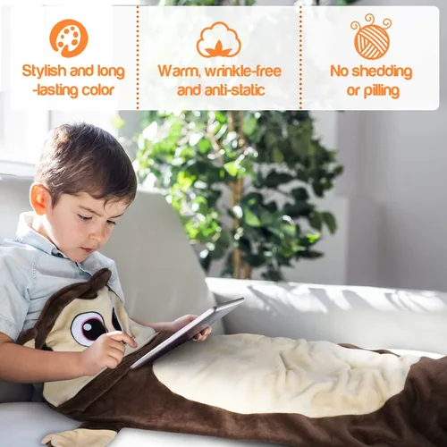Vista 5 de Catalonia Tails Manta súper suave de felpa para niños o niñas