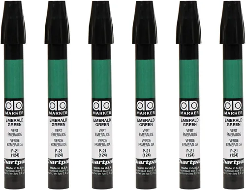 Vista 3 de AD Marker The Original Chartpak, Tri-Nib, verde esmeralda, 1 cada uno (P21)