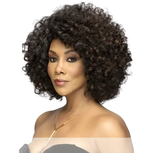 Vista 2 de Vivica A. Fox (Roots) - Peluca sintética de encaje frontal suizo en 99J