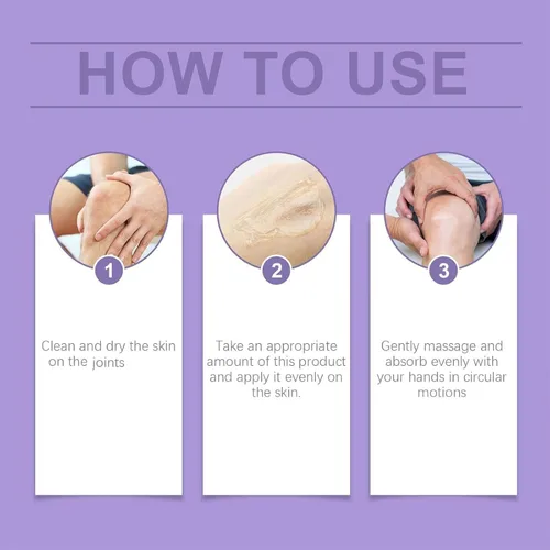 Vista 6 de 2 unidades de gel morado para articulaciones, crema de masaje relajante, actividades articulares en todo el cuerpo, alivia las rodillas, manos