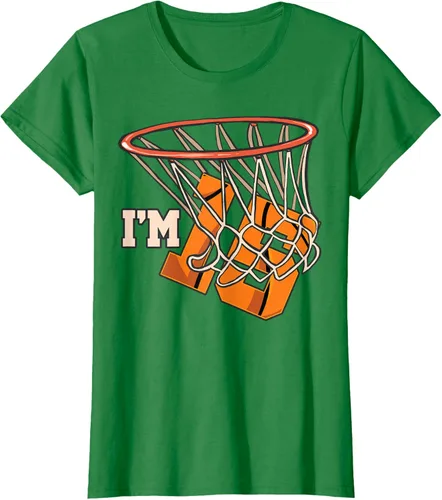 Vista 44 de Camiseta número 15 con temática de baloncesto para fiesta de cumpleaños, Negro, S