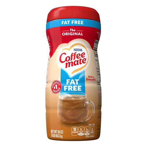 Vista 9 de Coffee mate Crema de café en polvo sin grasa original, 1 paquete de 16 onzas
